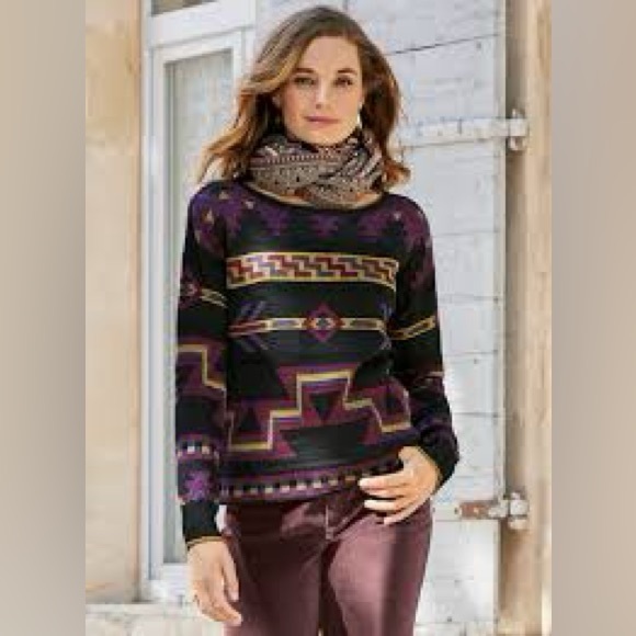 Peruvian Connection Sitka Reversible Sweater - Picture 1 of 8